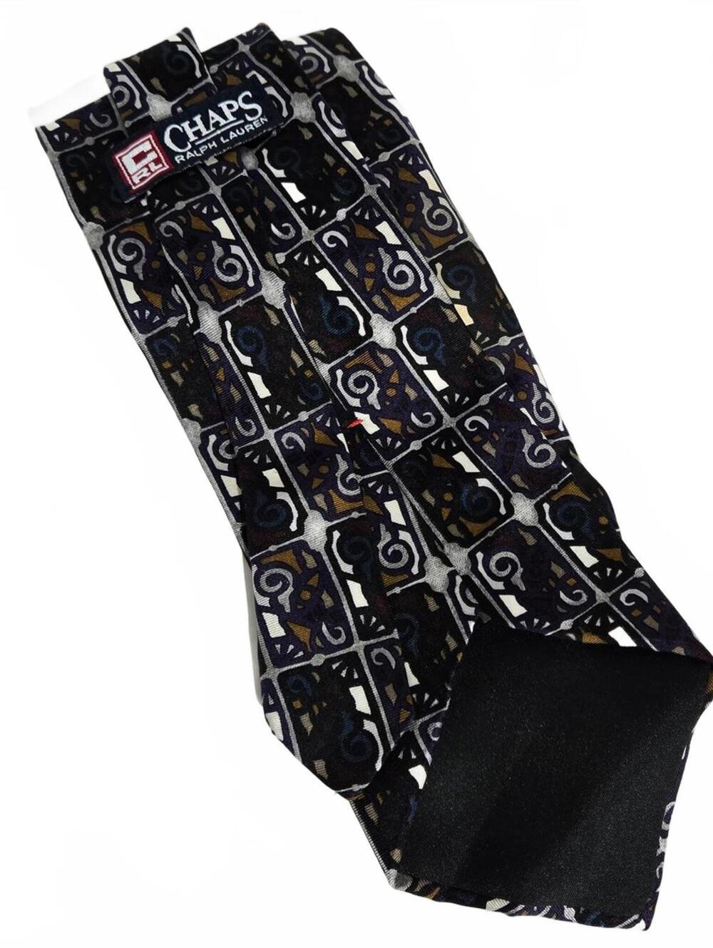 Necktie / Chaps Ralph Lauren Designer Tie / 1990's Vintage /  57" / Canada